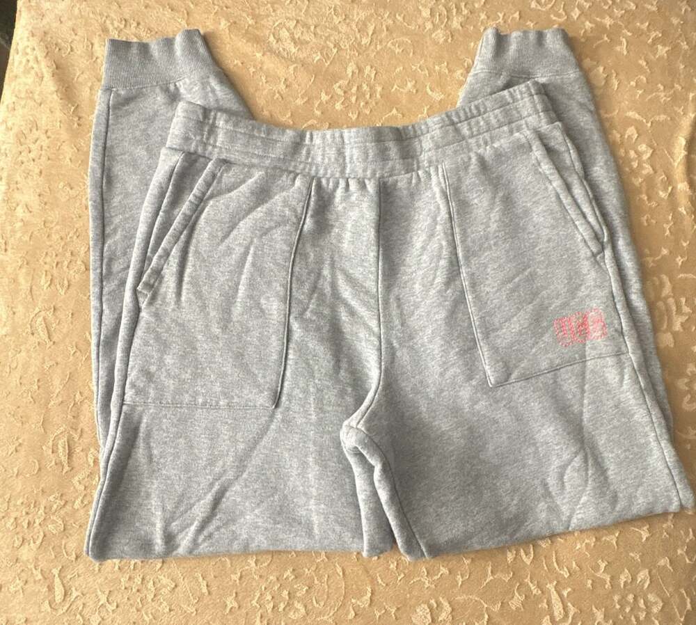 UGG Women's Grey Fleece Sweatpants with Pockets Size L